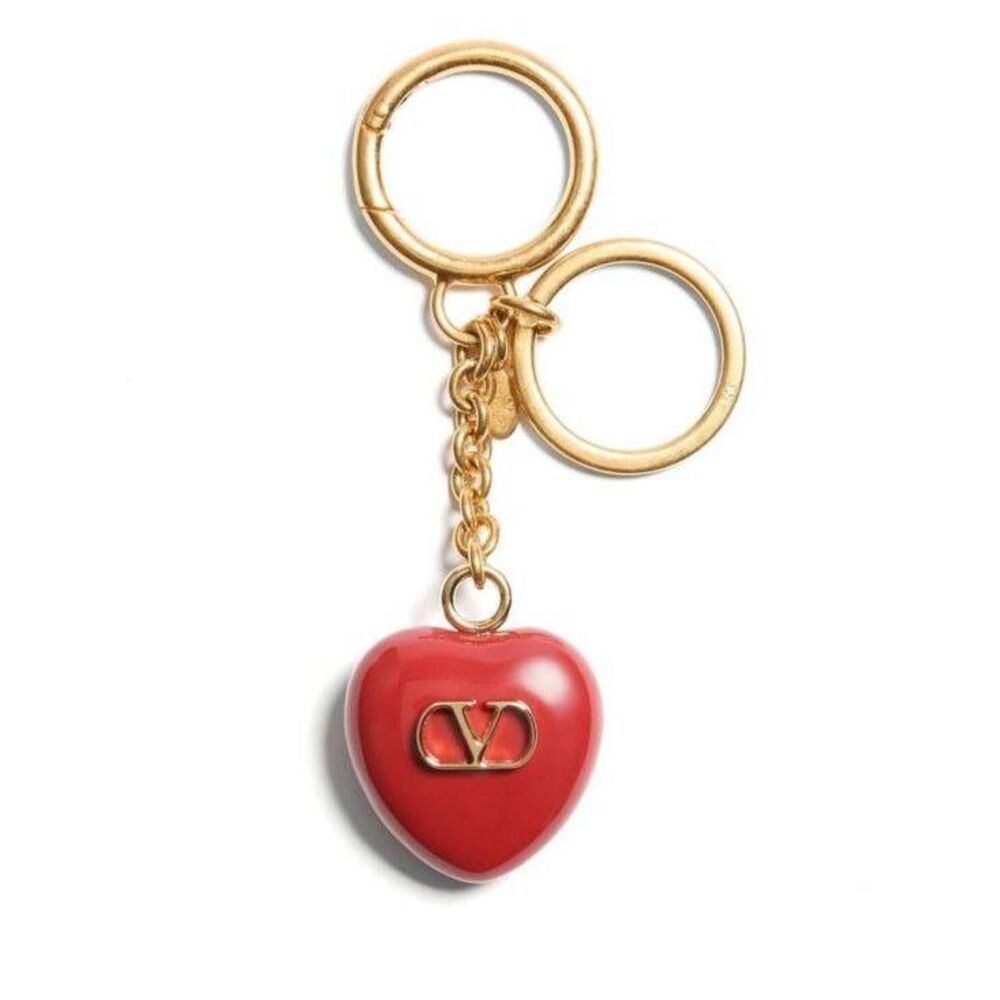 Royal Metal Enamel Key Ring Bag Charm